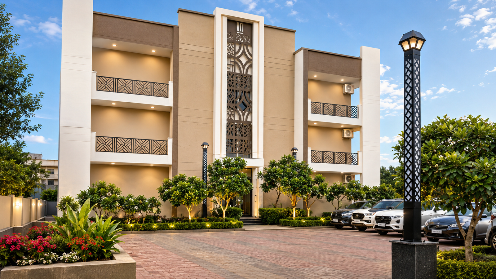 Pracheta residential development facade